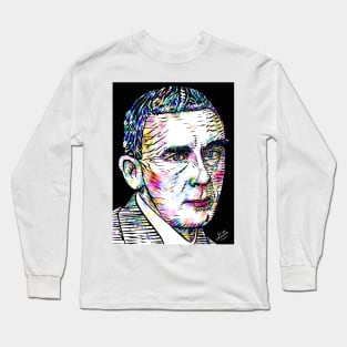 HUGO BALL watercolor and ink portrait Long Sleeve T-Shirt